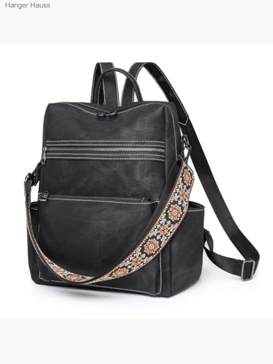 Large Travel Backpack Purse Convertible Multipurpose Handbag